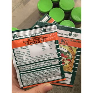 Phân bón lá hữu cơ chiết xuất rong biển 95% seaweed gói 10g