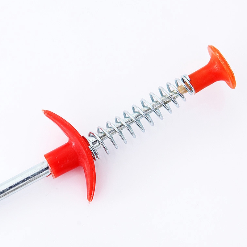 Cọ Vệ Sinh Ống Thoát Nước Bồn Rửa Chén Bằng Kim Loại Dài 61cm