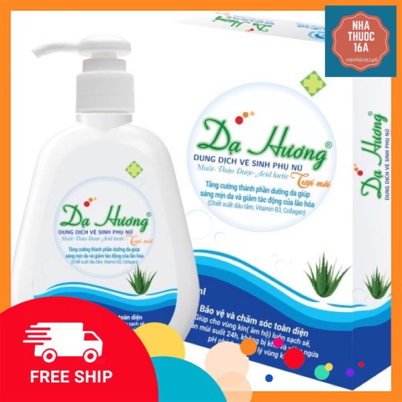 DẠ HƯƠNG TƯƠI MỚI - DUNG DỊCH VỆ SINH PHỤ NỮ - CHAI 100 ML