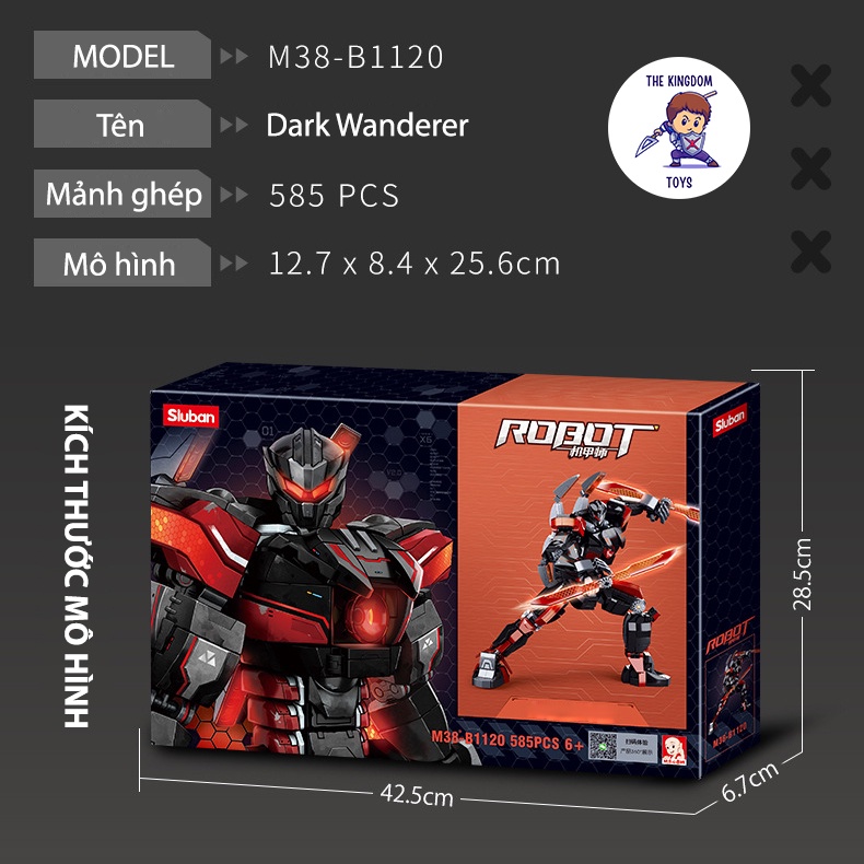 Đồ Chơi Lắp Ráp Mô Hình Robot Jaeger Gipsy Avenger - Dark Wanderer Người Máy Chiến Đấu Mecha B1120