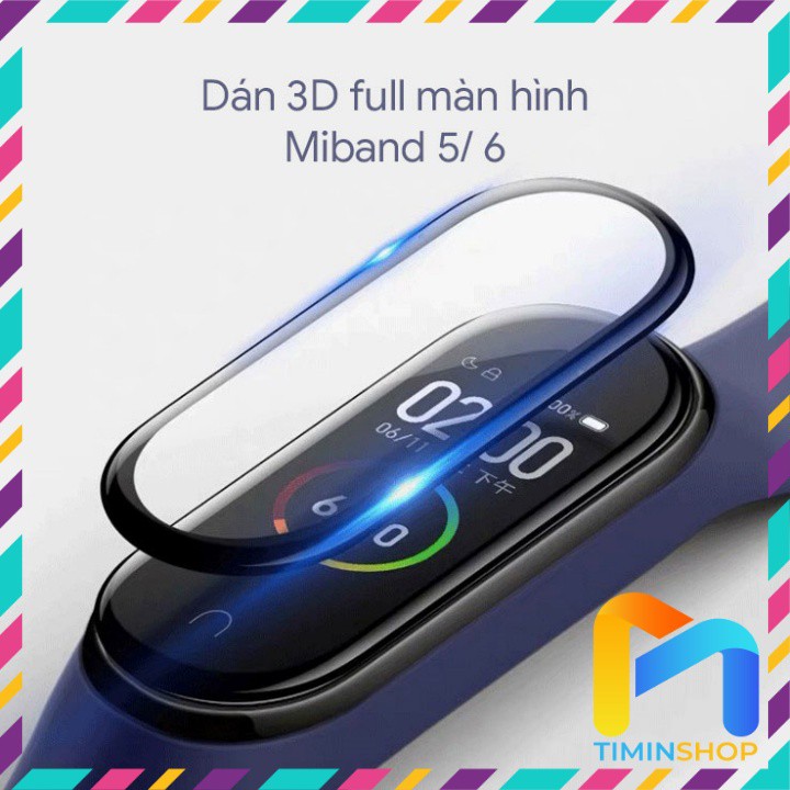 Dán cường lực Miband 6, Mi band 5 - Cường lực dẻo, full màn