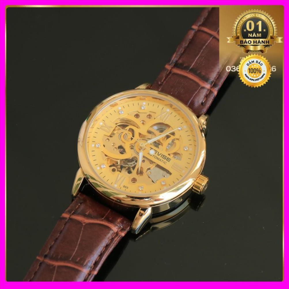 Đồng hồ cơ nam Tevise cơ lộ máy thiết kế thời trang trẻ trung, năng động, máy chạy cơ vĩnh viễn [ Đồng Hồ Cơ ] | BigBuy360 - bigbuy360.vn
