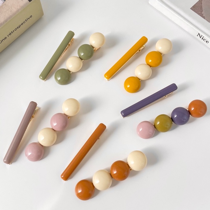 Kẹp Tóc Nữ Màu Trơn Thời Trang Hè 2022