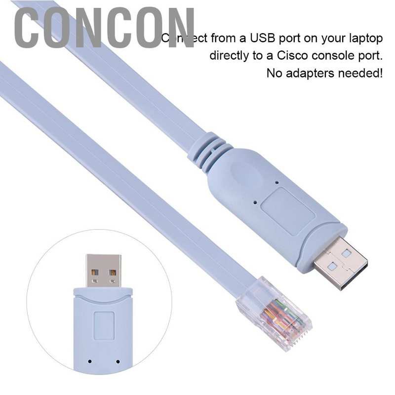 Cáp Chuyển Đổi Usb Sang Rj45 Serial Cat5 Cho Cisco Routers Ftdi Gm