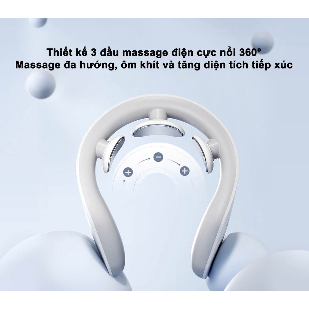 Máy massage cổ vai gáy Jeeback G20 thế hệ mới cho người làm văn phòng sử dụng sóng EMS, có điều khiển và kết nối app