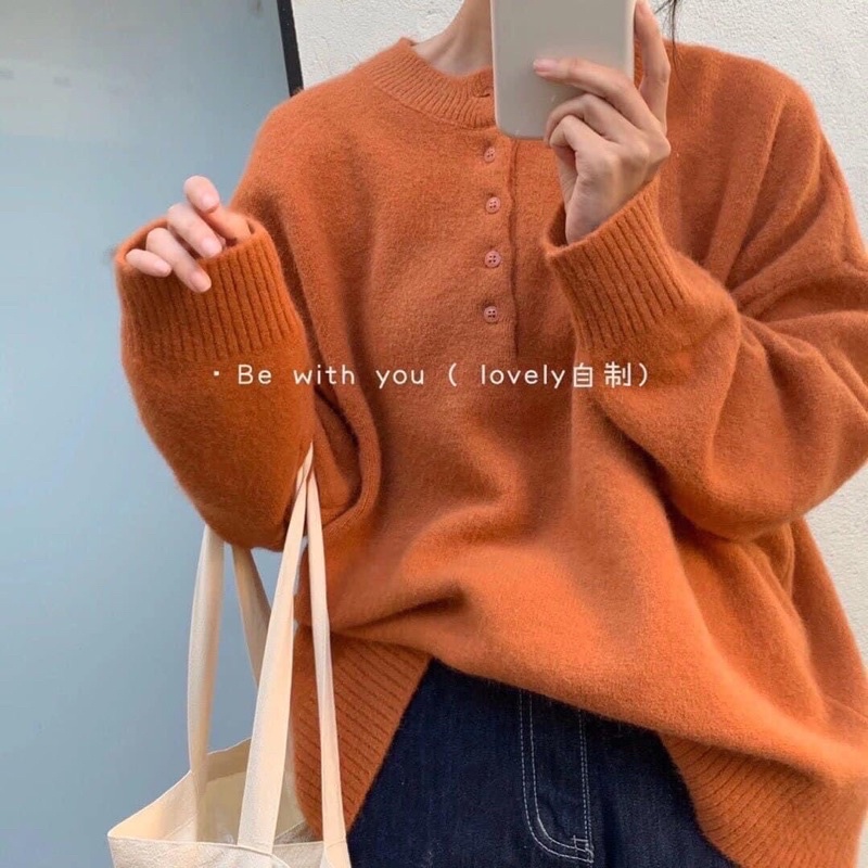 Áo Len Mềm Pastel Hàn Xẻng | BigBuy360 - bigbuy360.vn