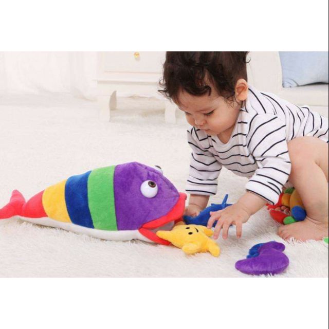 Set thú bông đồ chơi sơ sinh cho bé