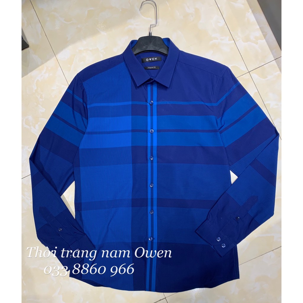 OWEN - Áo Sơ mi dài tay Owen Regularfit 80420 chất sợi tre- Áo sơ mi nam dài tay | BigBuy360 - bigbuy360.vn
