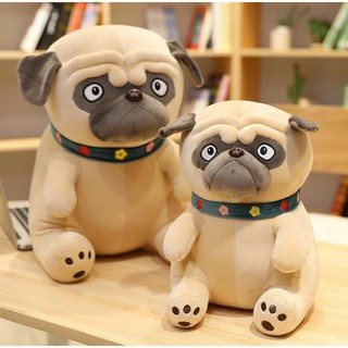 Chó Pug Bông 30cm Dễ Thương Mềm Mịn Qùa Tặng Cao Cấp Gấu Bông City