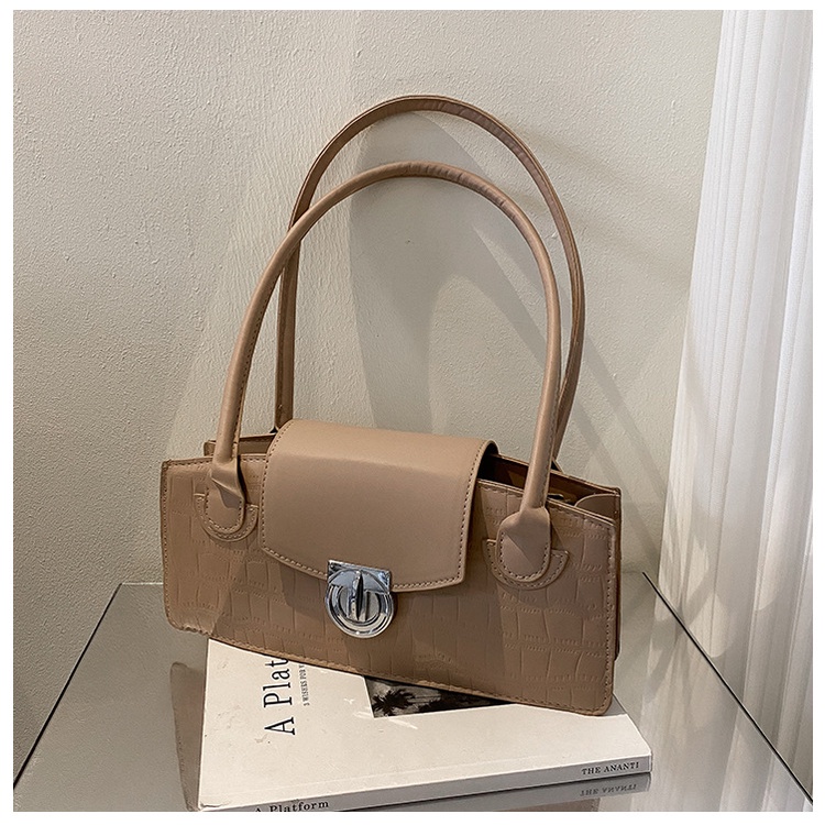 Túi Đeo Vai Hình Vuông Màu Trơn Phong Cách Retro Hàn Quốc Thời Trang Mùa Hè 2022 Dành Cho Nữ