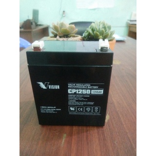 Ắc quy Vision CP1250 12V 5Ah . Bảo hành 12 Tháng