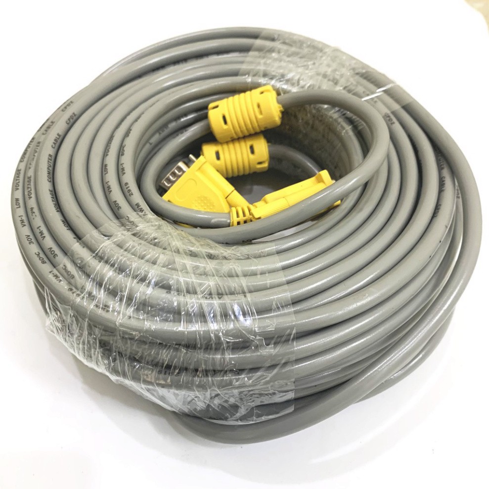 Dây VGA chính hãng (Xả Kho) DÂY VGA 30m XÁM ARIGATO  ĐẢM BẢO CHẤT LƯỢNG Shop congngheso23 | BigBuy360 - bigbuy360.vn