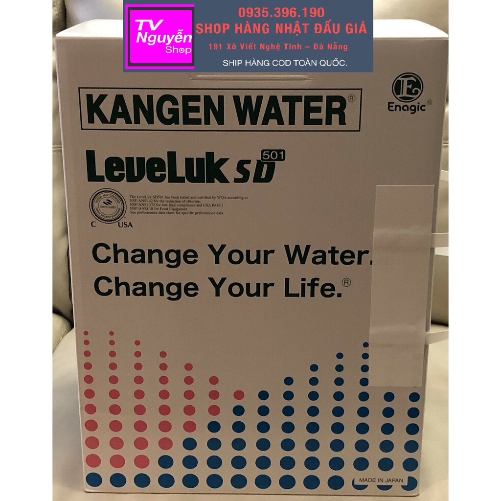(MỚI100%) Máy lọc nước Leveluk SD-501 Kangen SD501 ion kiềm điện giải Nhật