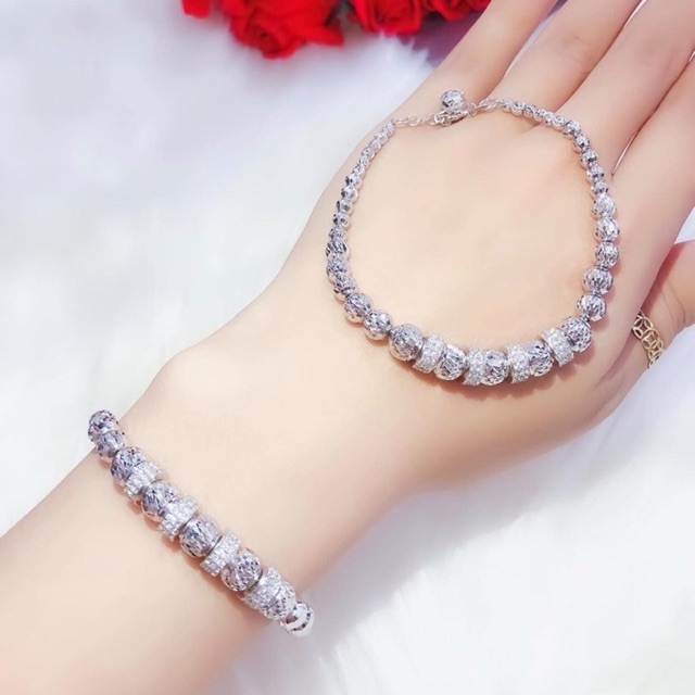 Lắc tay nữ hàng bạc ý cao cấp - TRANG SỨC BẠC Ý