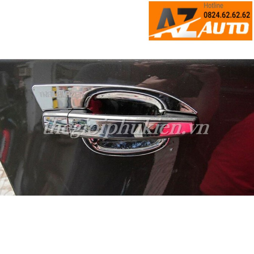 Bộ ốp hõm cửa xe Chevrolet Trailblazer -mạ Crom( hàng cao cấp)