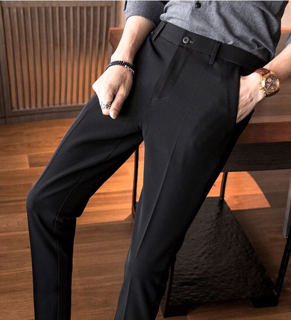 Quần Âu Nam Trơn Dáng Suông Vải Chống Nhăn Chống Xù, Quần Tây Nam Hàn Quốc Nhiều Màu Lựa Chọn | BigBuy360 - bigbuy360.vn