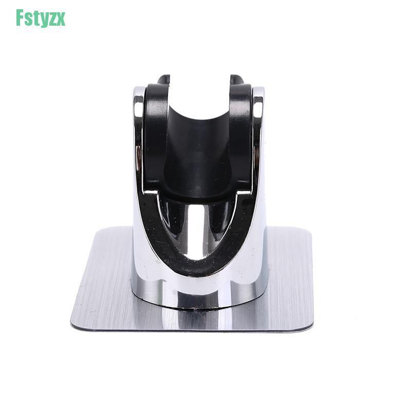 fstyzx bathroom shower head holder adjust no drilling bracket mount attachable sticker