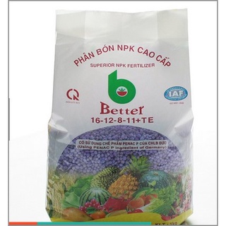Phân bón npk 16-12-8-11s+te better tím 1kg