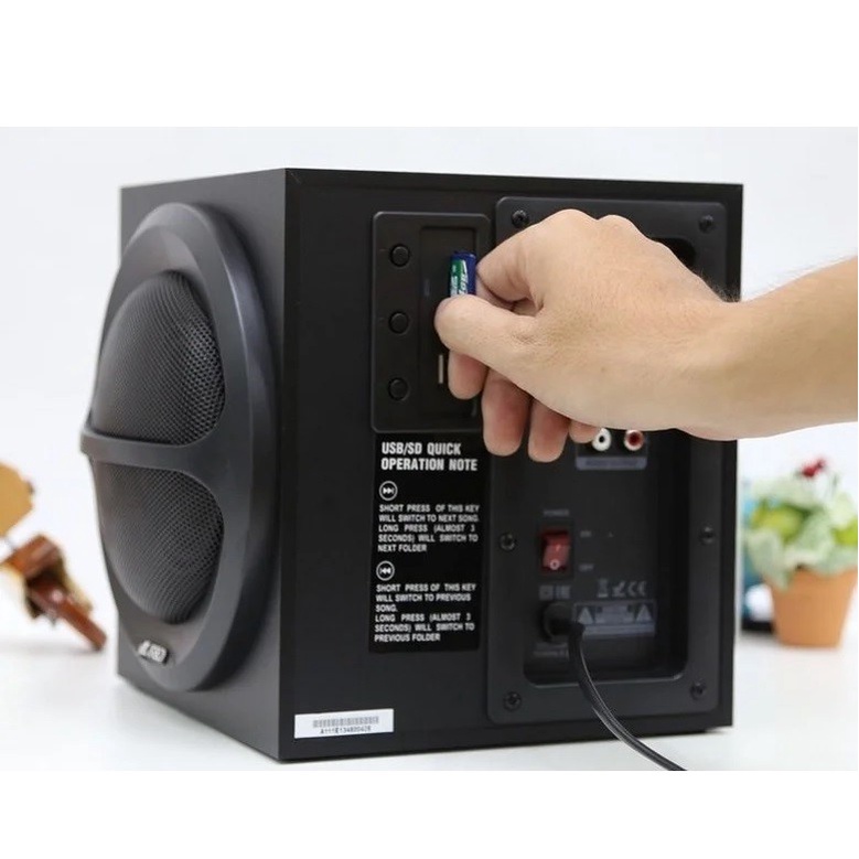 Loa Máy vi tính Bluetooth 5.0 Fenda A111x công suất 35W Bass siêu ấm, có Điều khiển, cổng USB, thẻ nhớ SD, Radio