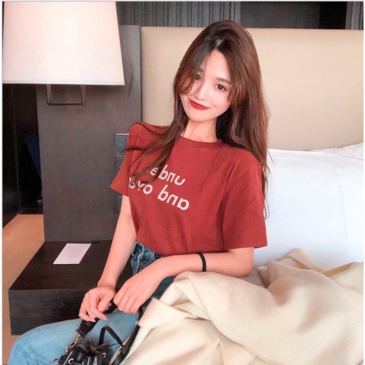 Áo phông nữ form rộng, áo phông rộng - Hàng cao cất chất cotton mát, mịn freesize | BigBuy360 - bigbuy360.vn