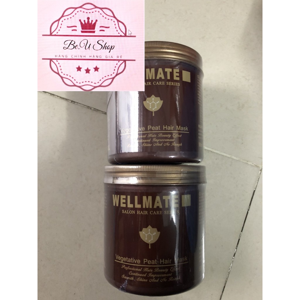 {Cam Kết Chính Hãng} Ủ tóc Wellmate Vegetative Peat Hair Mask - 1000ml