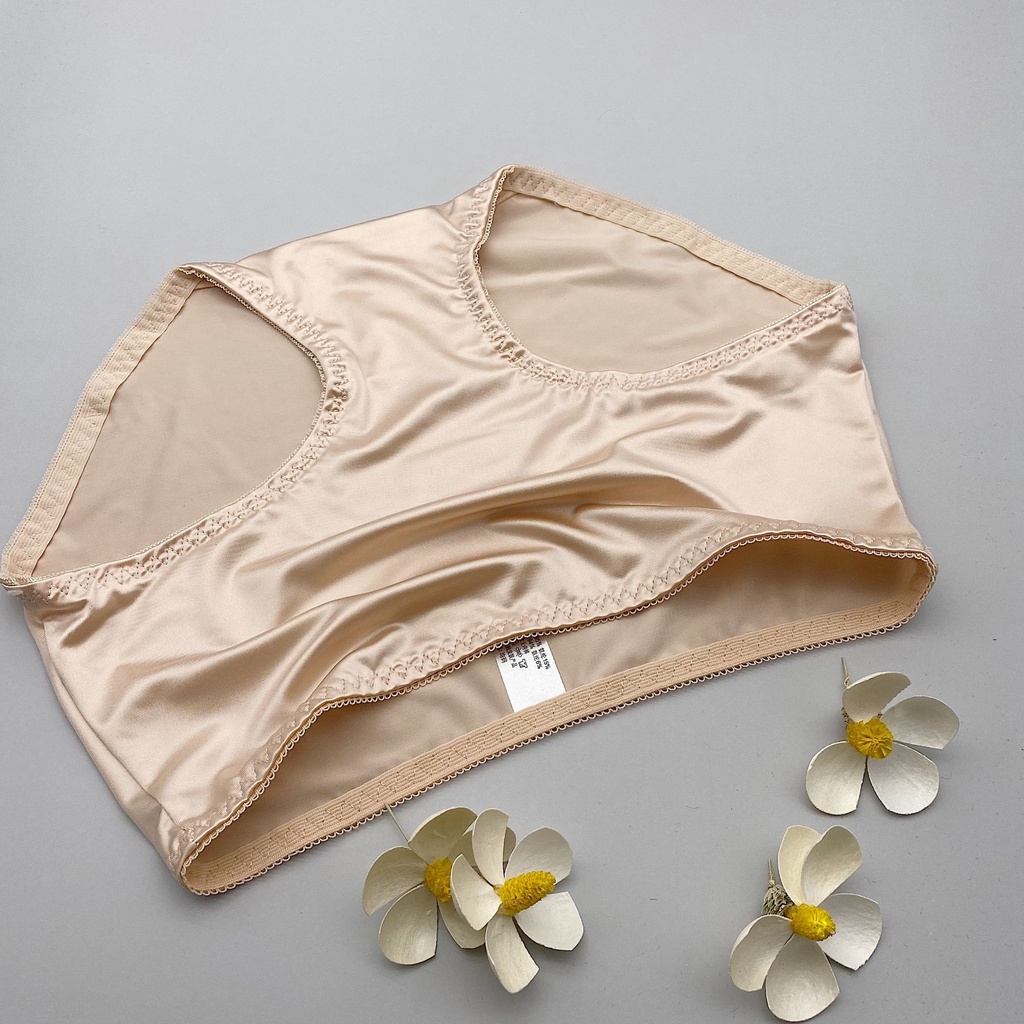 Quần Lót Thể Thao Satin Không Đường May Thoáng Khí Thoải Mái Dành Cho Nữ