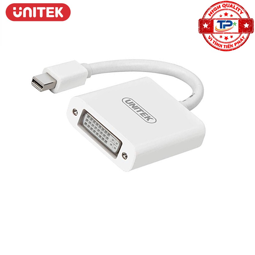 Bộ Chuyển Mini Displayport sang cổng DVI - Unitek Y-6326BK / Y-6326WH