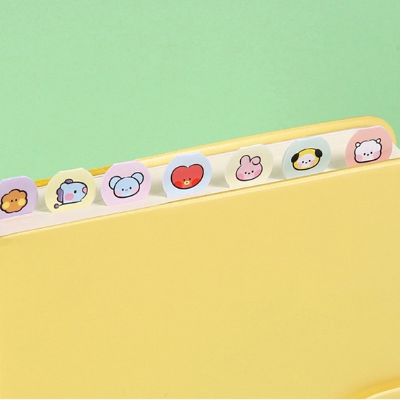 Miếng Dán Trang Trí Sổ Tay Hình  Dễ Thương DIY BTS BT21