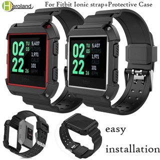 Dây đồng hồ thông minh Fitbit Ionic chống sốc + dây đeo thể thao