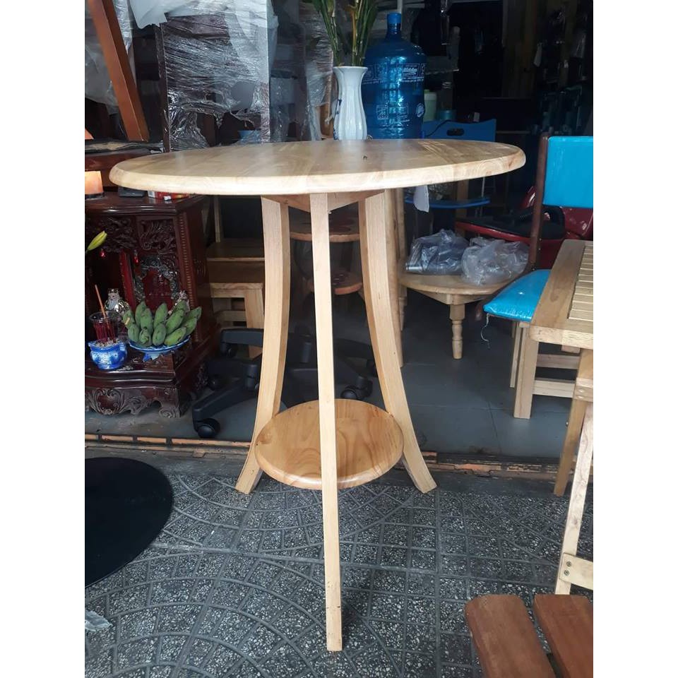 Ghế đôn mặt tròn cao 45cm - Lê Tâm Furniture