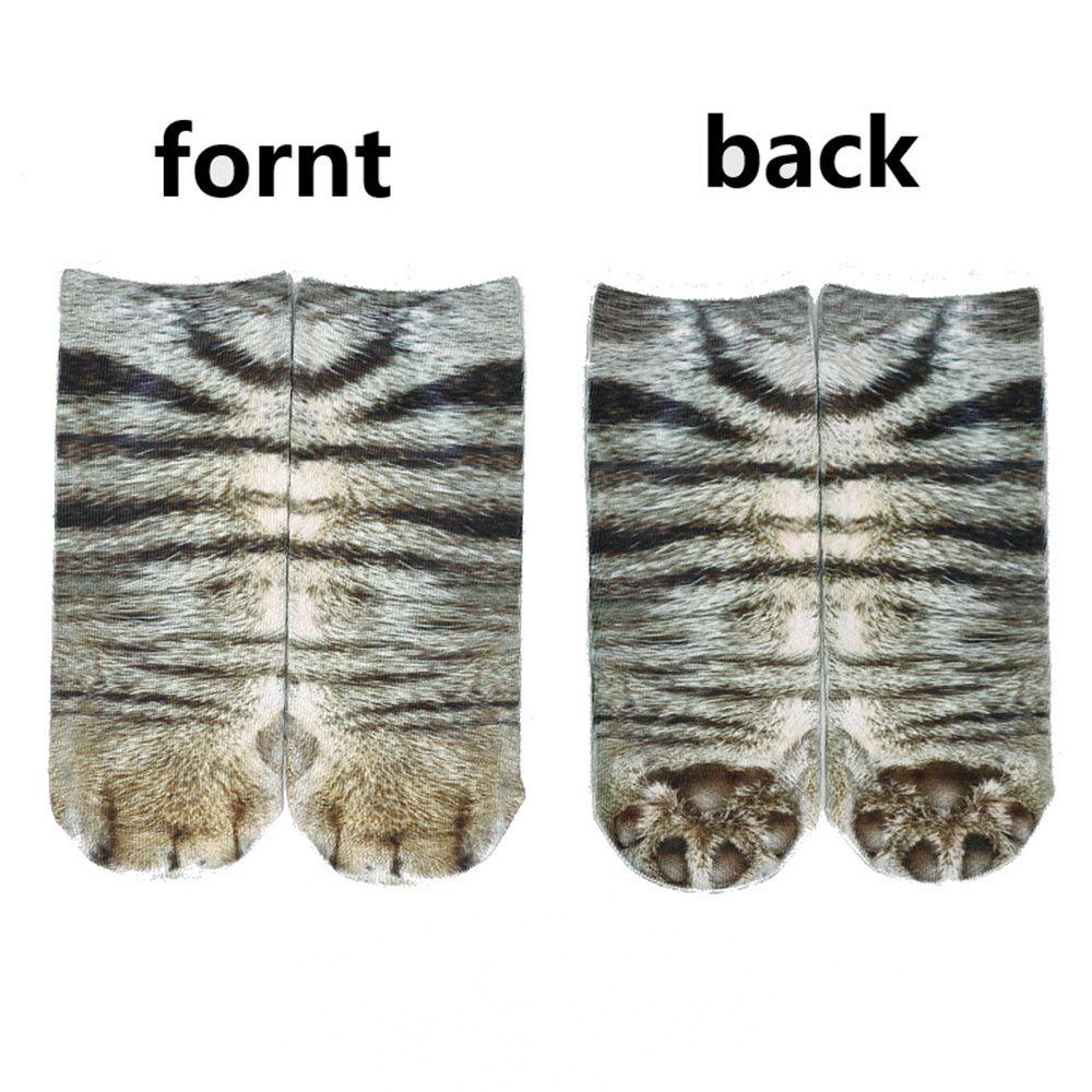 Vớ Mắt Cá Chân In Họa Tiết Da Báo Dễ Thương Cho Nữ