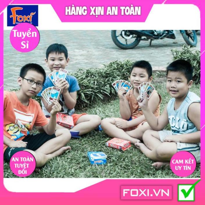 FlashCard-Thẻ Domino Mầm Non Foxi Song Ngữ Anh Việt-Phát huy sự thông minh nhanh nhẹn tư duy logic-Đọc và phát âm nhanh