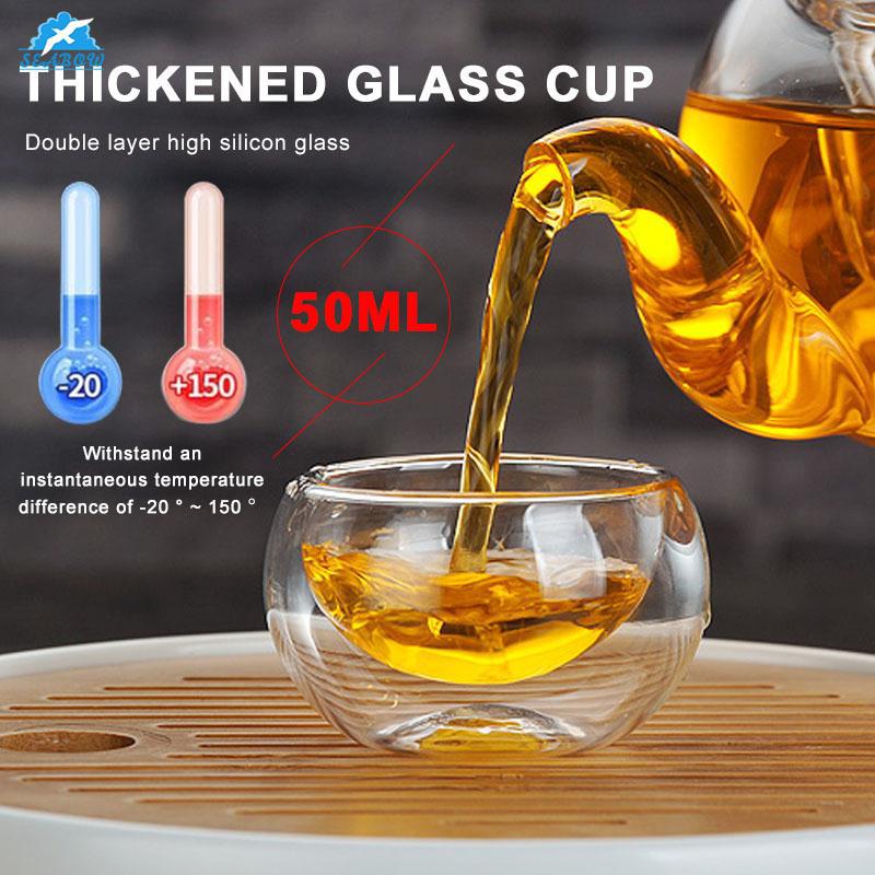 Kính Cốc Thủy Tinh Cách Nhiệt 50ml