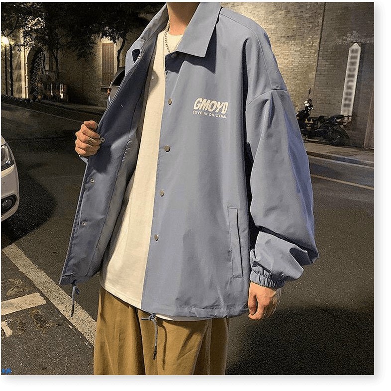 Áo khoác dù chống nắng kiểu dáng Sơ mi Unisex form rộng, cardigan nam nữ chuẩn form 75kg | BigBuy360 - bigbuy360.vn