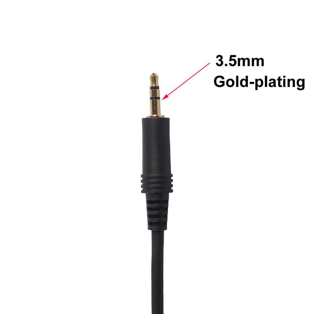 Dây cáp micro âm thanh 3m/9.84ft chuyển đổi từ giắc 3.5mm sang 3 Pin XLR tiện dụng