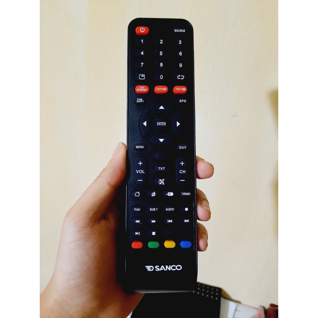 Remote Điều khiển tivi Sanco LED/LCD/Smart TV- Hàng chính hãng theo TV 100% Tặng kèm Pin