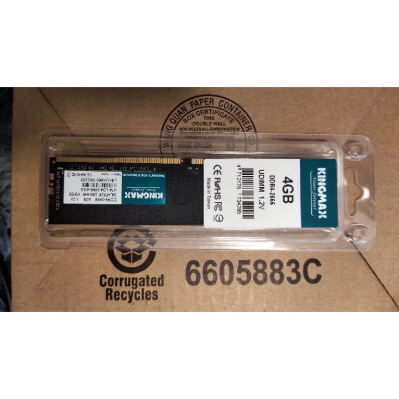 RAM Kingmax ddr4 4gb buss 2666 chính hãng thủy linh | BigBuy360 - bigbuy360.vn