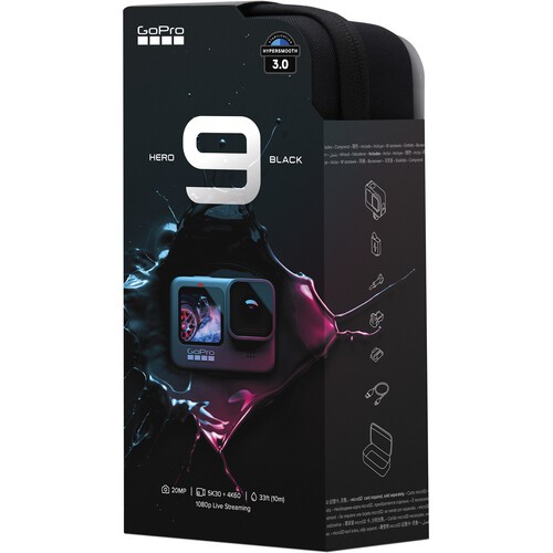 Máy quay GoPro HERO 9 Black - Chính Hãng FPT- Bảo Hành 12 Tháng 1 đổi 1