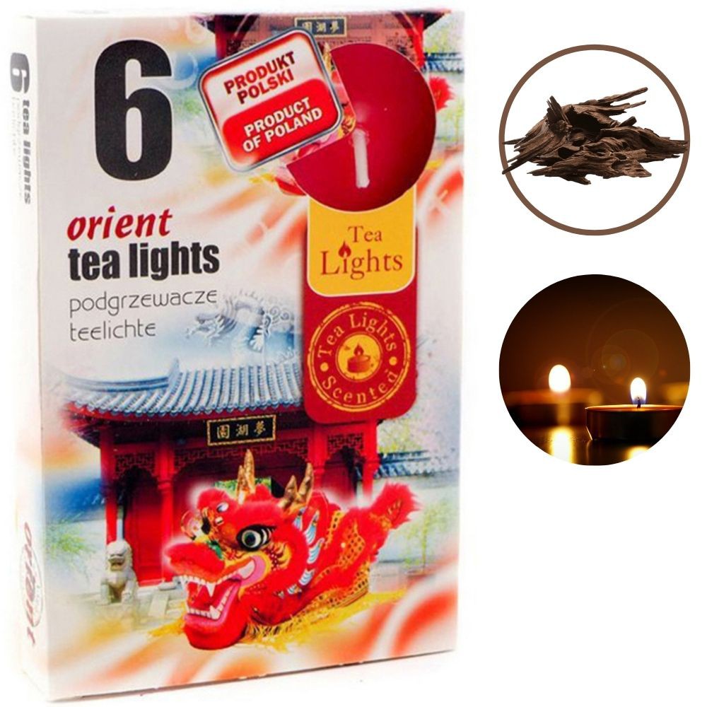 6 SÁP NẾN  thơm tinh dầu Tealight Admit Orient,GỖ TRẦM HƯƠNG,XÔNG PHÒNG,trang trí,đem lại cảm giác thư giãn,hàng nhập kh