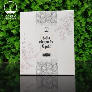 Bột lá nhuộm tóc OGATIC – Màu Đen
