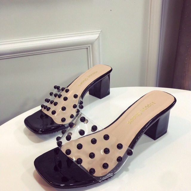 ( SIÊU RẺ NÈ) Giày dép 5p quay trong gắn hạt cực xinh