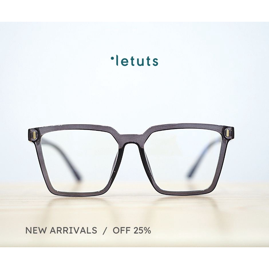 Gọng kính vuông bản to cho nam Letuts LTR000315