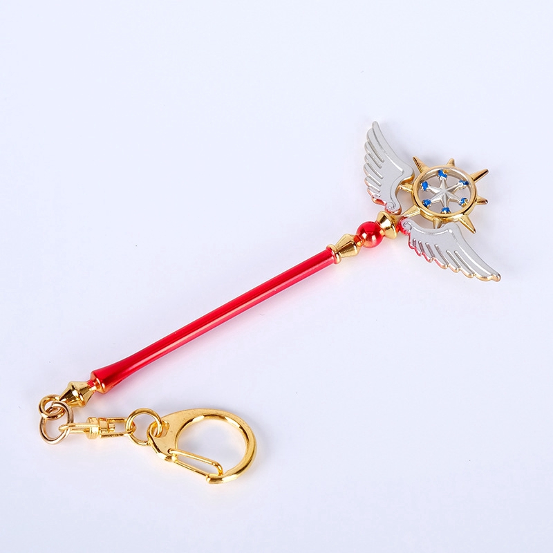 Đồ chơi cây gậy ma thuật Sakura có móc chìa khóa tiện dụng chất lượng cao