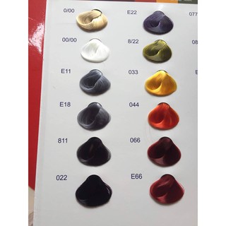 Thuốc nhuộm tóc everflor bảng 2