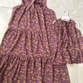 Set đầm hoa nhí  Mẹ và bé