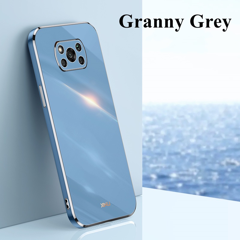 Ốp Điện Thoại Dẻo Mạ Viền 6D Sang Trọng Cho Xiaomi Poco X3 GT X3Pro NFC M3 Pro F3 Mi 11 Lite 11T