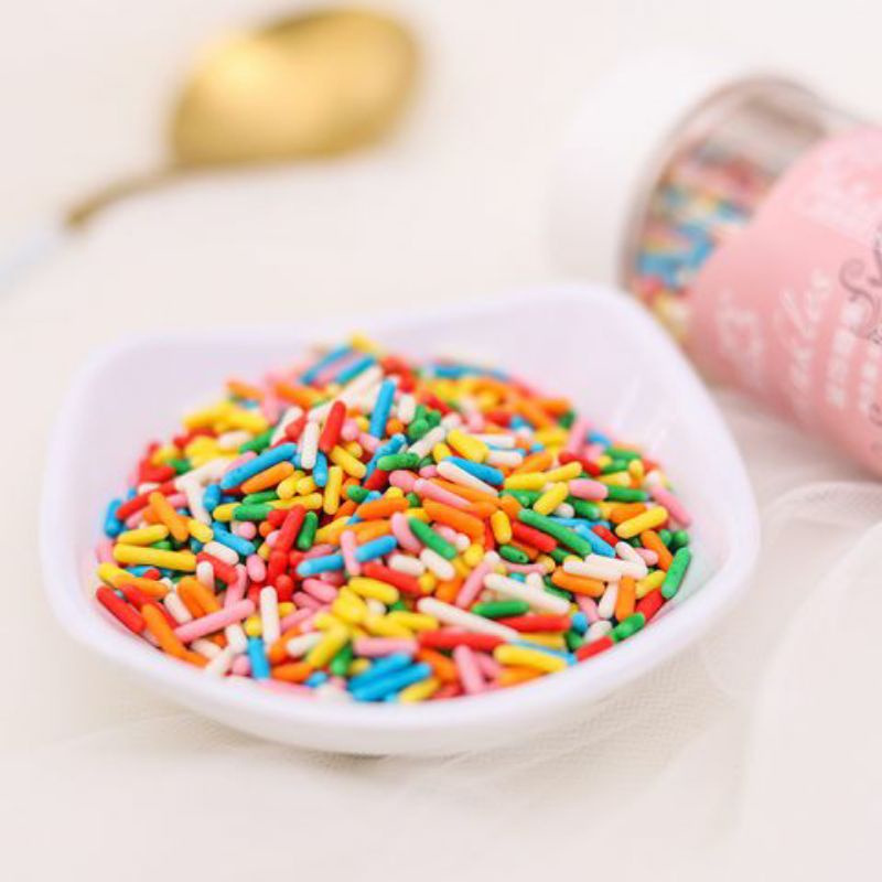 Cốm Trang Trí  Rainbow Decor Đủ Màu Hủ 500gr