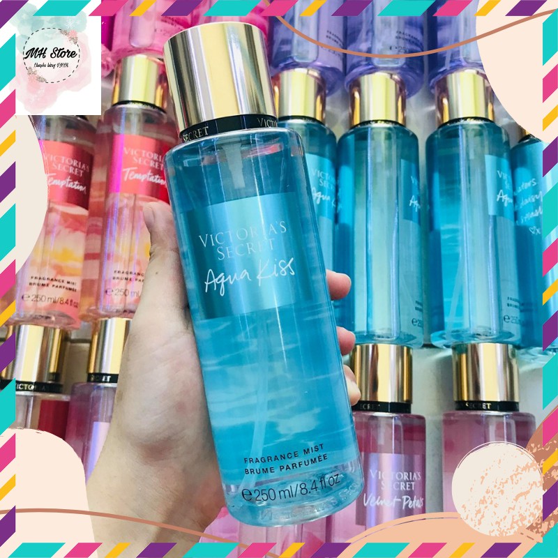 Xịt Thơm Body mist Victoria ’s Secret (250ml - chiết 100ml) 🌺 🌺 Aqua Kiss, Love Spell, Velvet Petals, Amber Romance | BigBuy360 - bigbuy360.vn
