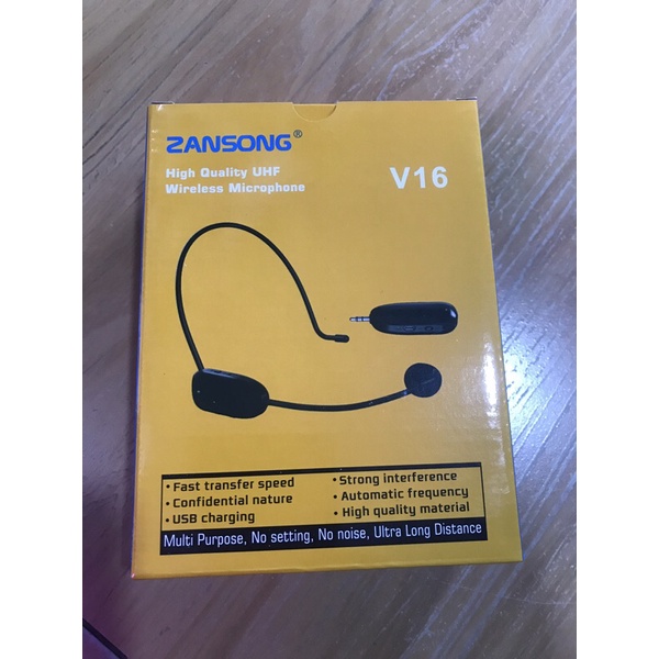 Micro Đeo Tai Không Dây,Hỗ Trợ Dạy Học,Giảng Viên Thuyết Trình,Sử Dụng Cho Các Dòng Loa Trợ Giảng,Loa Kéo,Amply