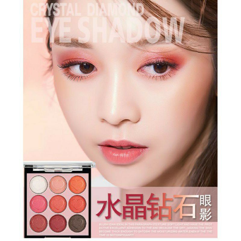 [HÀNG NỘI ĐỊA TRUNG] Phấn mắt 9 ô hình trái tim chính hãng LAMEILA | BigBuy360 - bigbuy360.vn